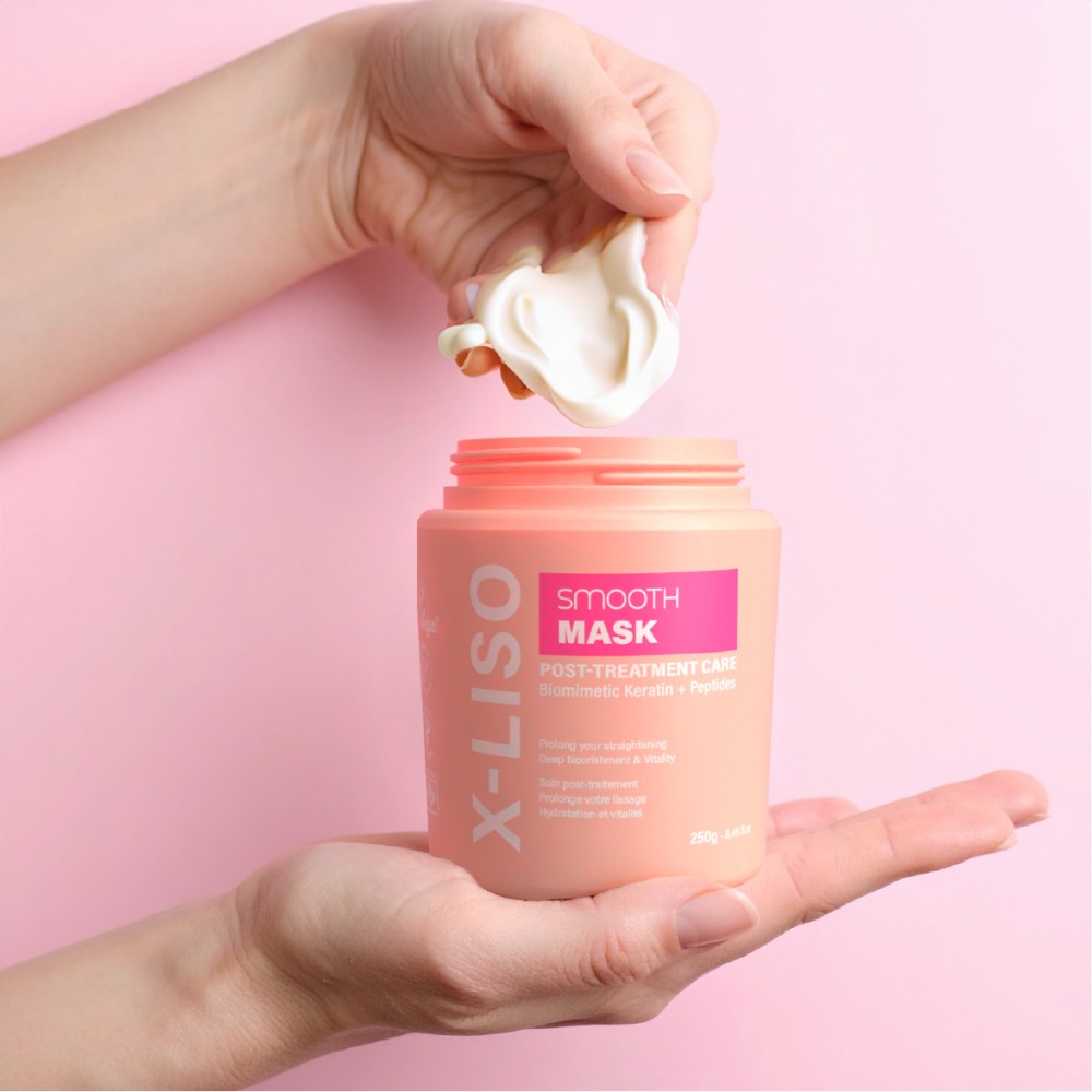 מסכת שיער X-LISO Smooth Mask עם קרטין ופפטידים | 250 גרם
